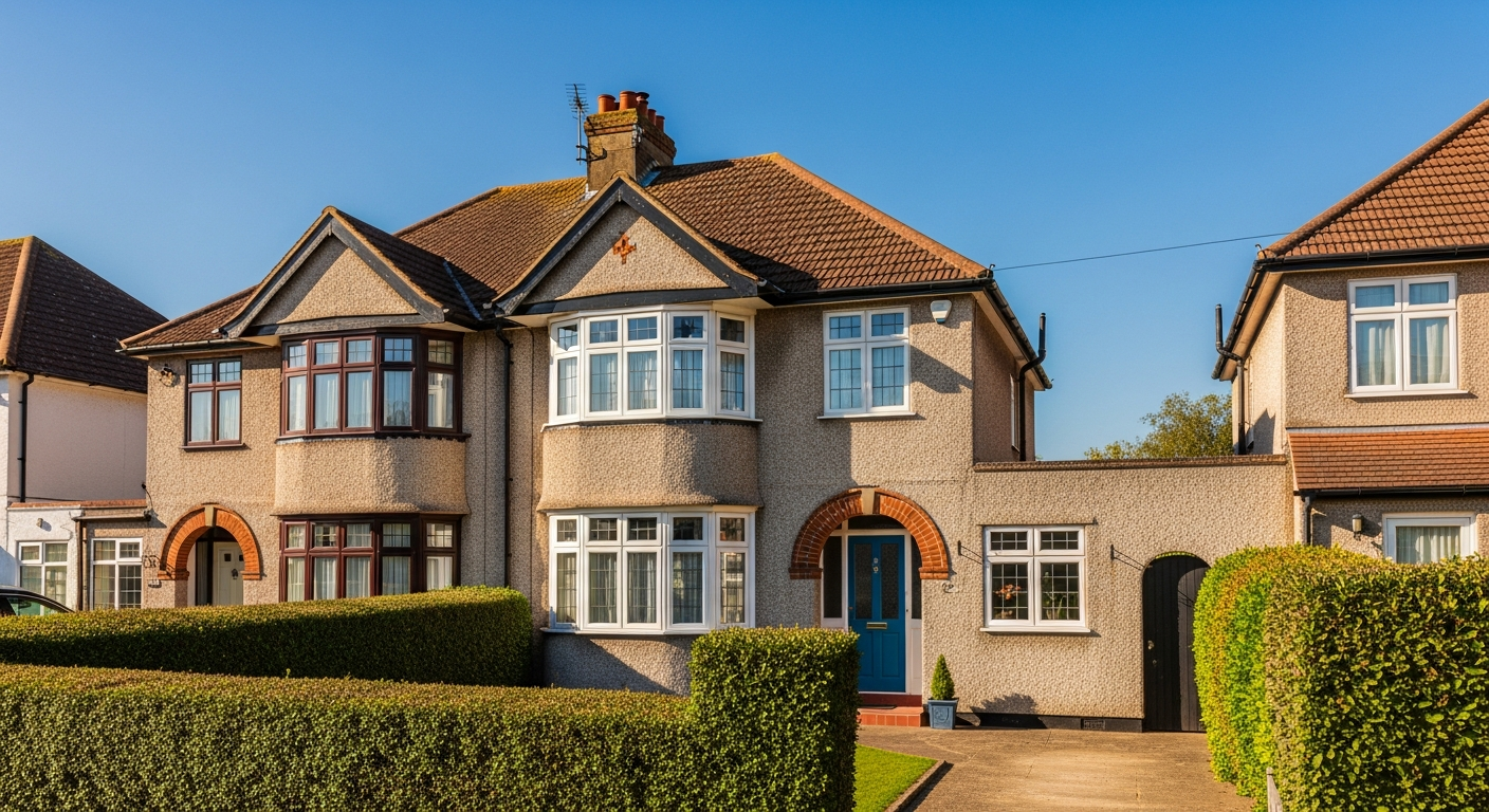 1930s semi-detached property in London with new loft insulation