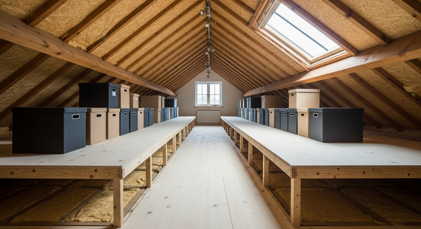 Raised Loft Boarding — UK Loftsaver