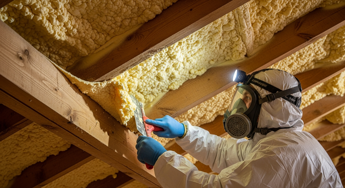 Spray Foam Removal — UK Loftsaver