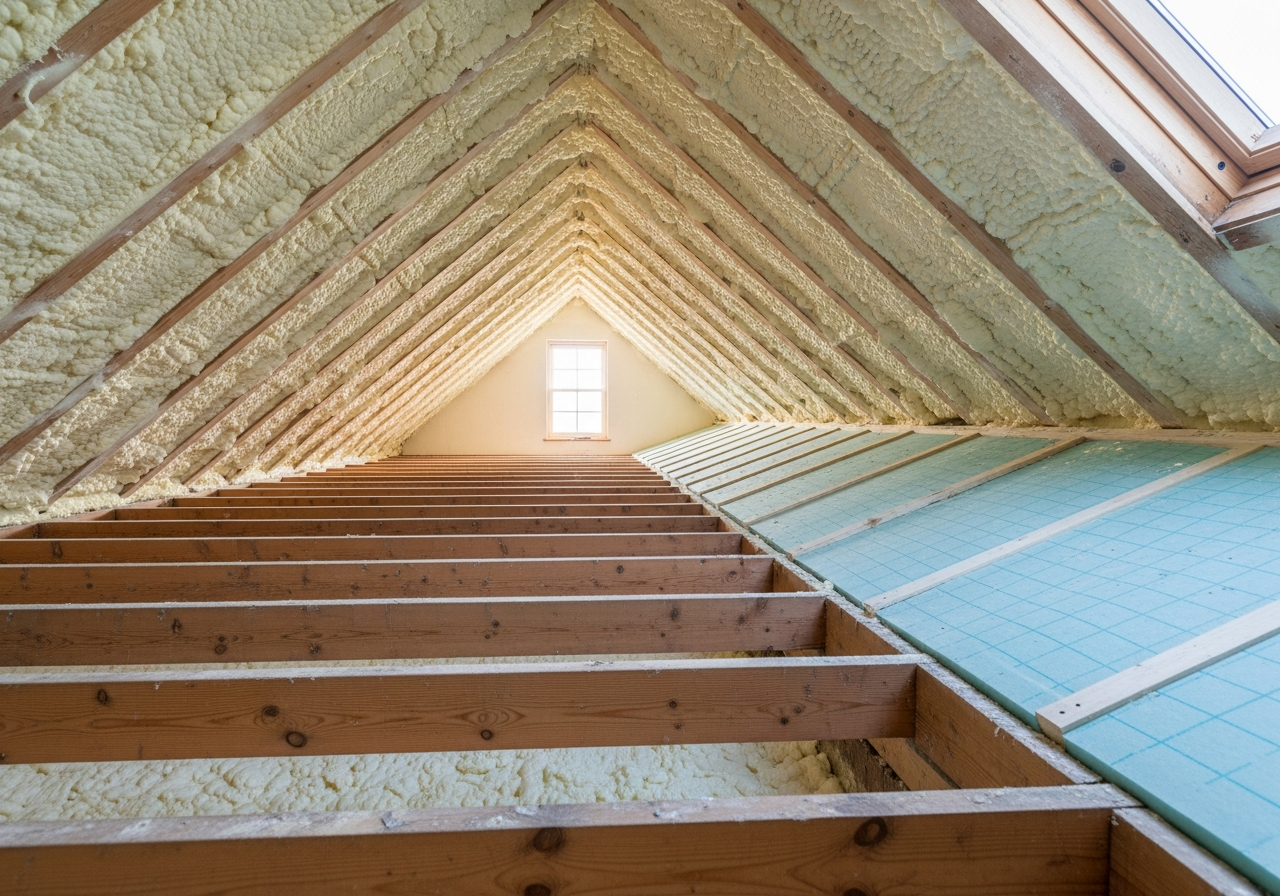 Completed Professional Spray Foam Extraction for Both Closed Cell and Open Cell Systems — quality results