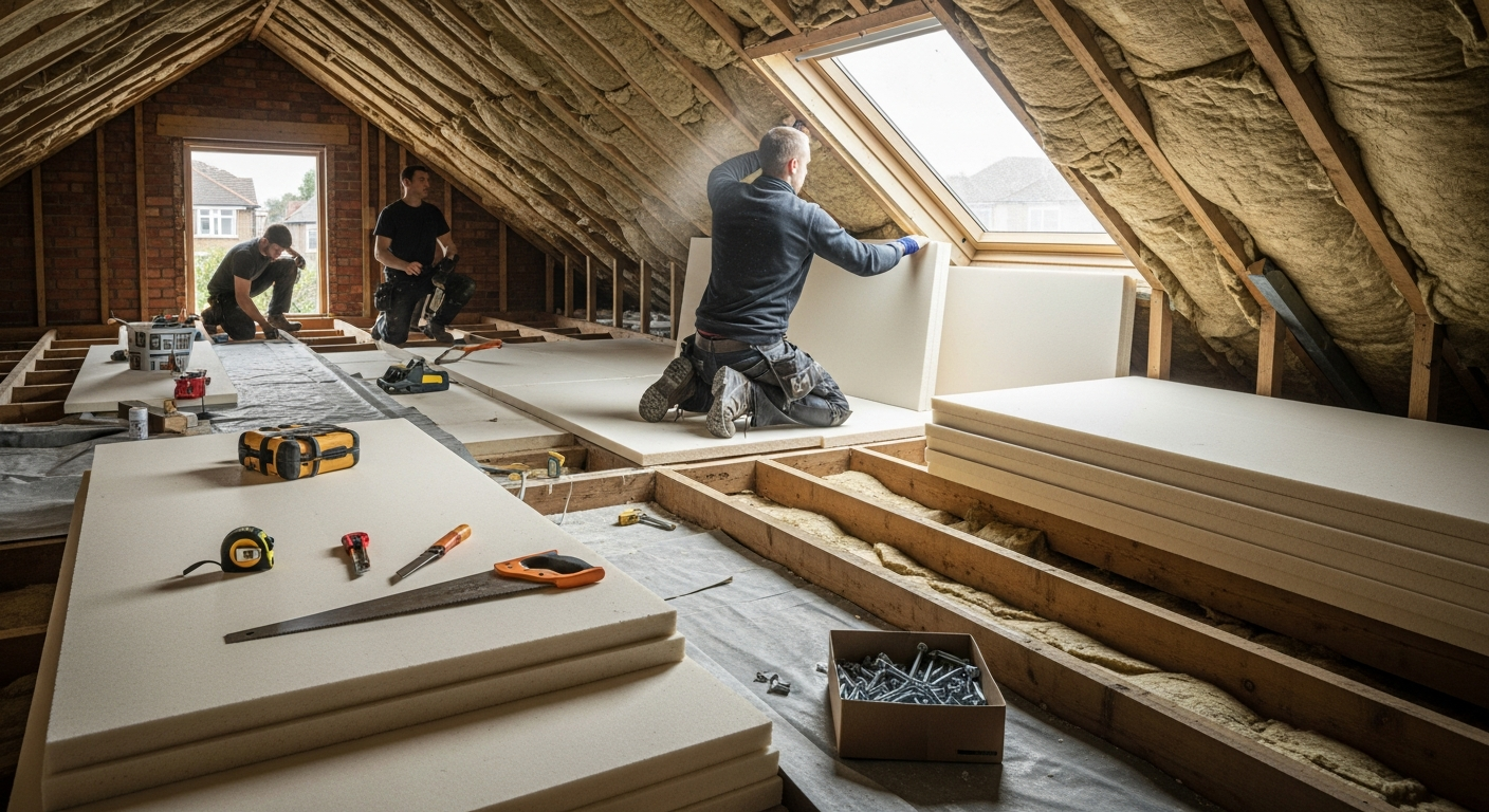 Professional PIR Thermal Board Installation — Expert Fitting Service — UK Loftsaver