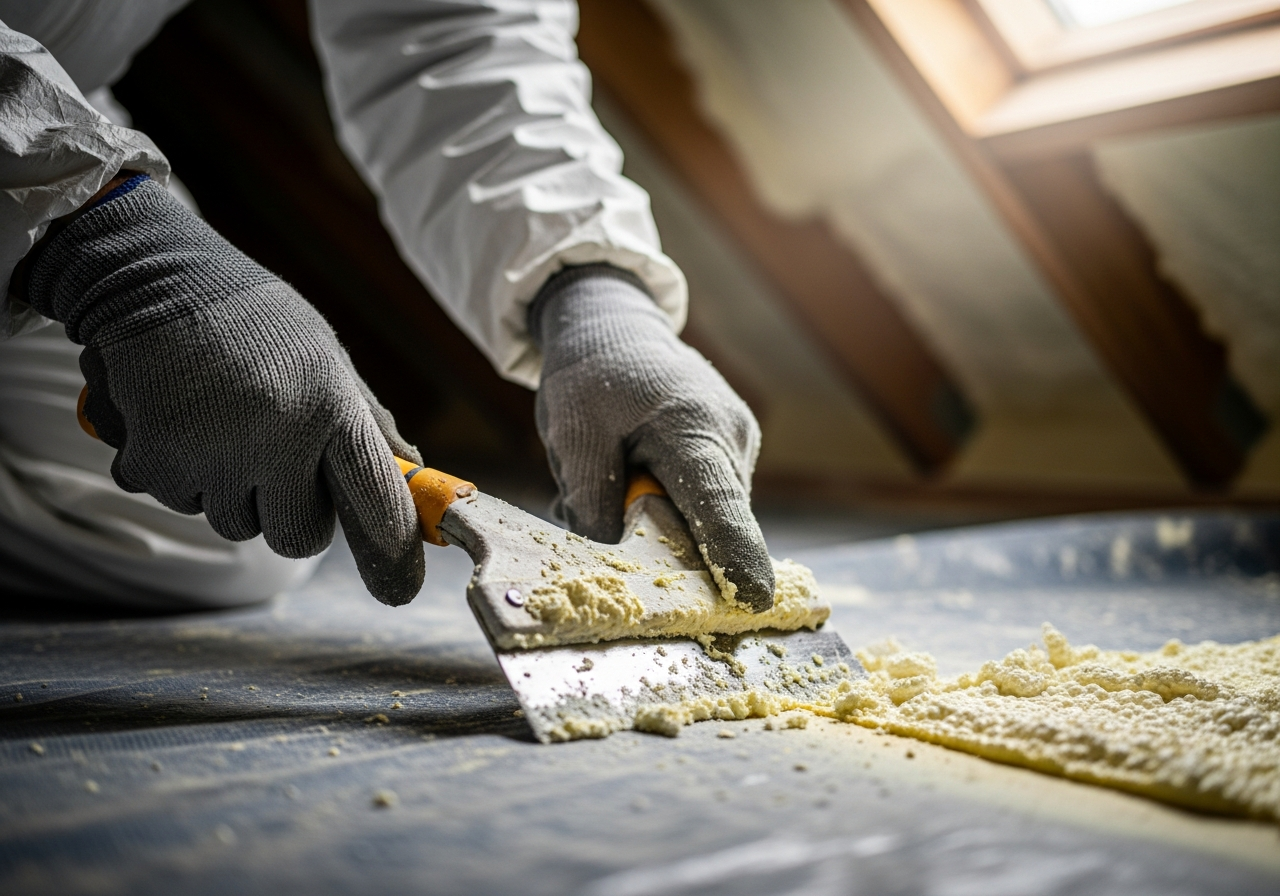 Professional Spray Foam Removal Certificate: Mortgage Compliance and Property Assurance installation process
