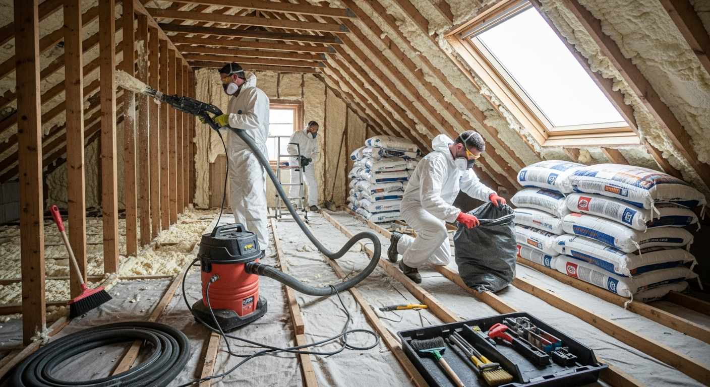 Professional Spray Foam Removal to Unlock Your Equity Release — UK Loftsaver