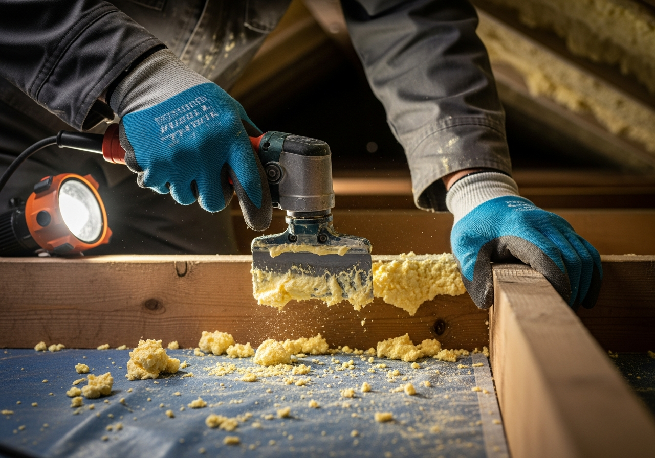 Professional Professional Spray Foam Removal to Unlock Your Equity Release installation process