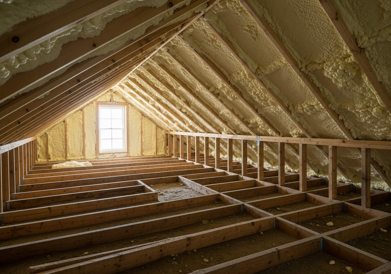 Completed Professional Spray Foam Removal to Unlock Your Equity Release — quality results