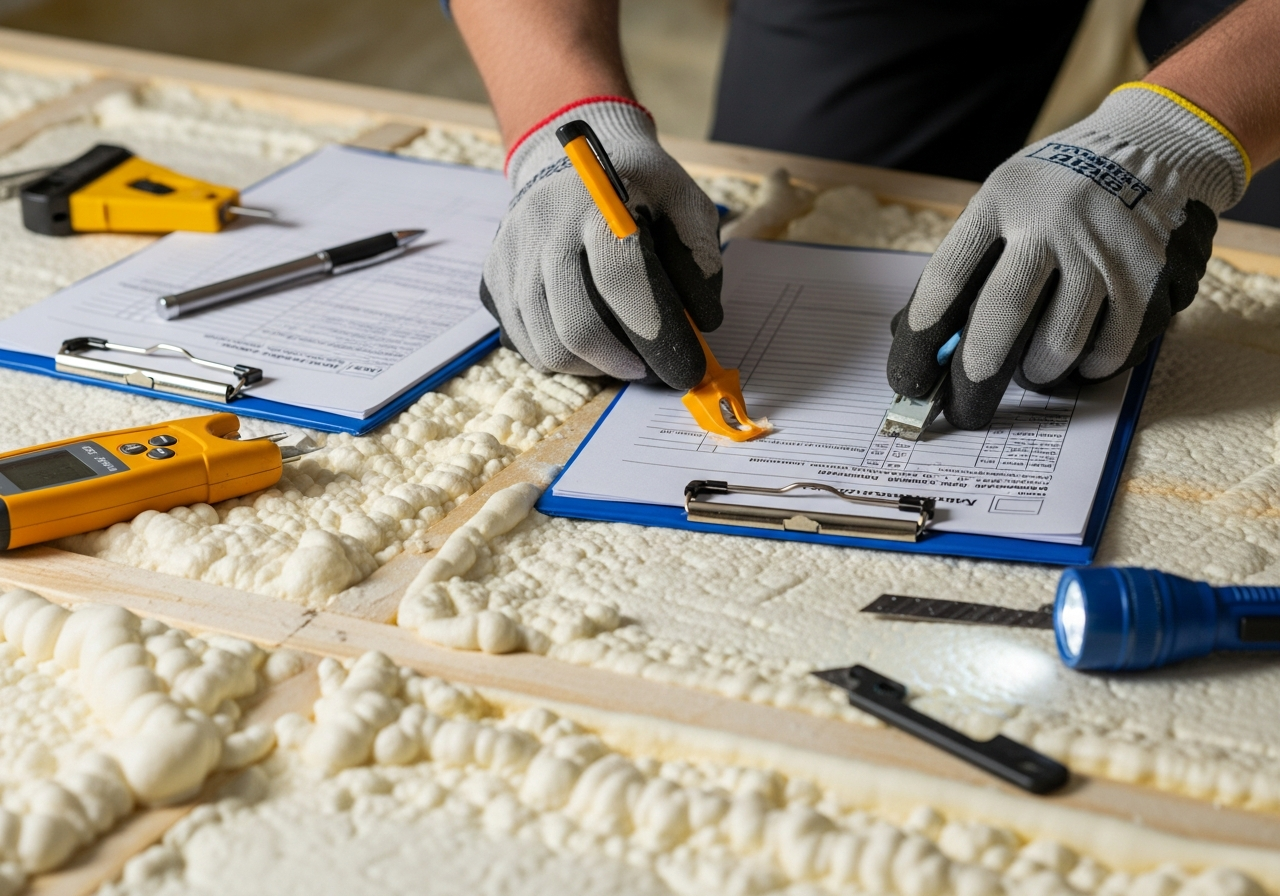 Professional Professional Spray Foam Assessment: Independent Condition Reports for UK Properties installation process