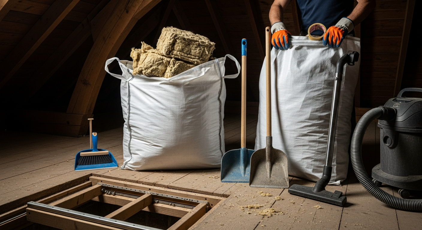 Safe Disposal of Old Loft Insulation Materials — UK Loftsaver