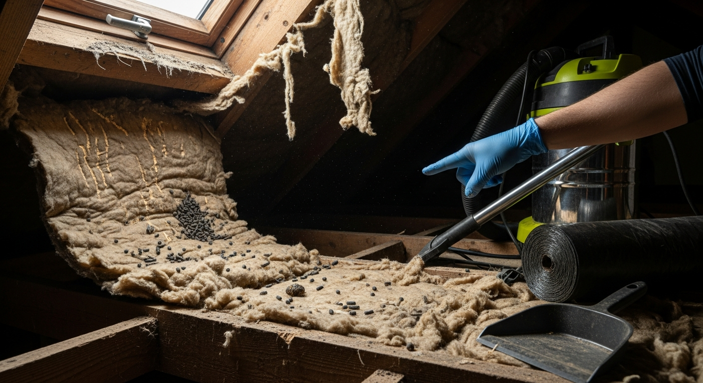 Signs of Rodent Damage in Your Loft Insulation — UK Loftsaver